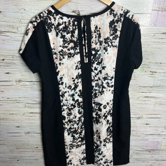 Banana republic black dress floral pink  size 8 - Picture 6 of 7